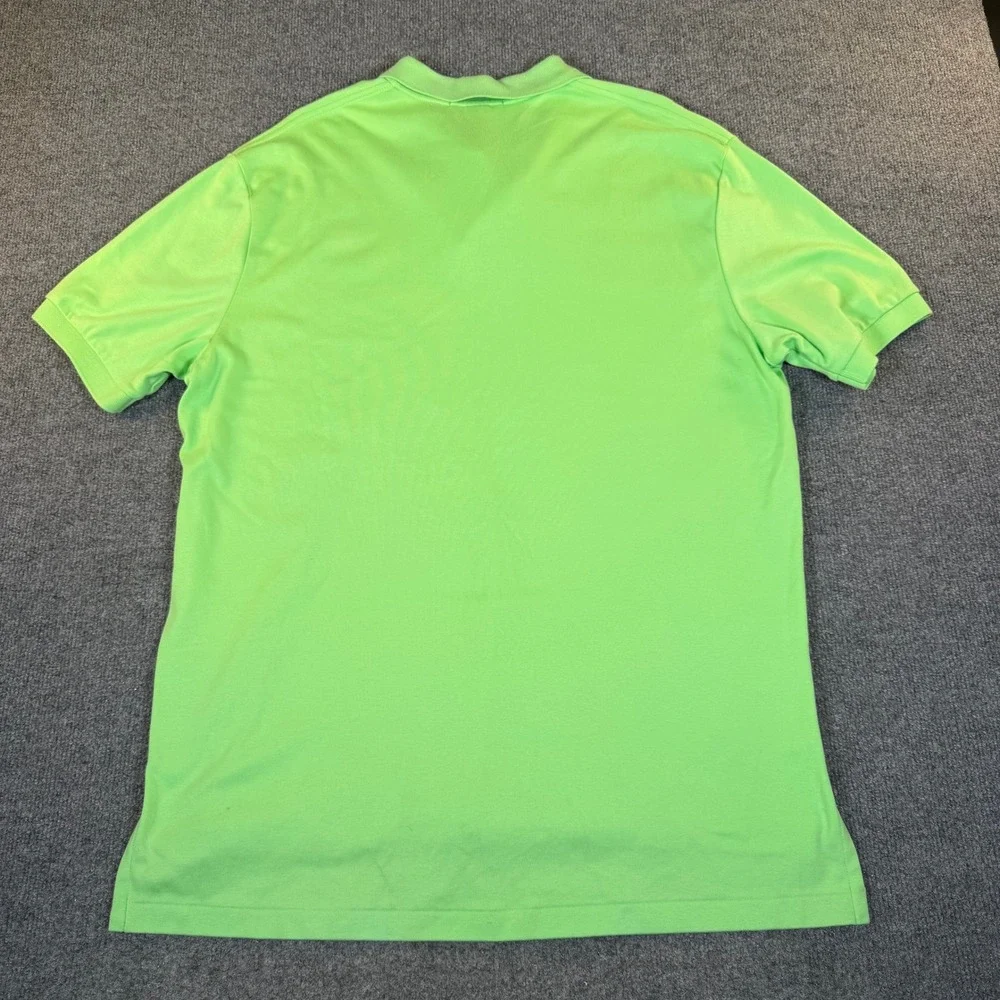 Polo Ralph Lauren Mens XL Green Purple Pony Cotton Interlock Polo Shirt #3013 - Picture 3 of 6